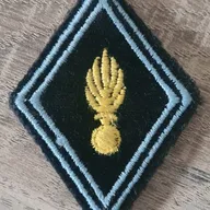 Losange HR / 2 soutaches / Modèle cadre école