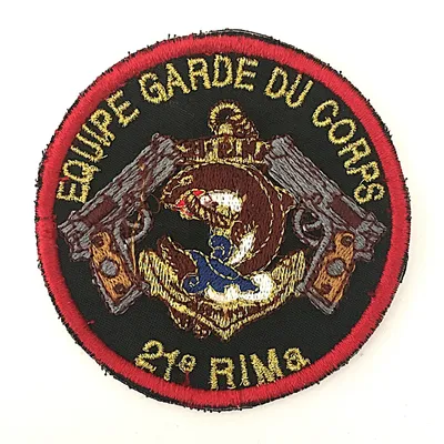 21e RIMa - Equipe Garde du corps
