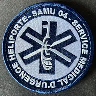 SAMU 04 SMUH HELISMUR Digne les Bains Brodé