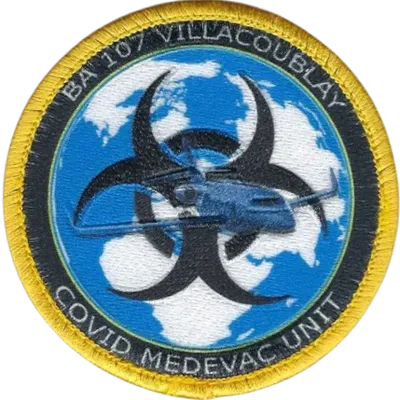 SSA Air : BA 107 Villacoublay CoViD MedEvac Team