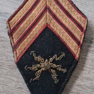 Losange type cerf volant / Télégraphistes Coloniaux / Sergent Chef 