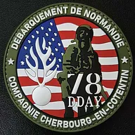 Écusson du 78eme anniversaire du débarquement compagnie de Cherbourg