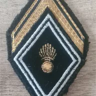 Losange HR / 2 soutaches / Modèle cadre / Sergent Engagé