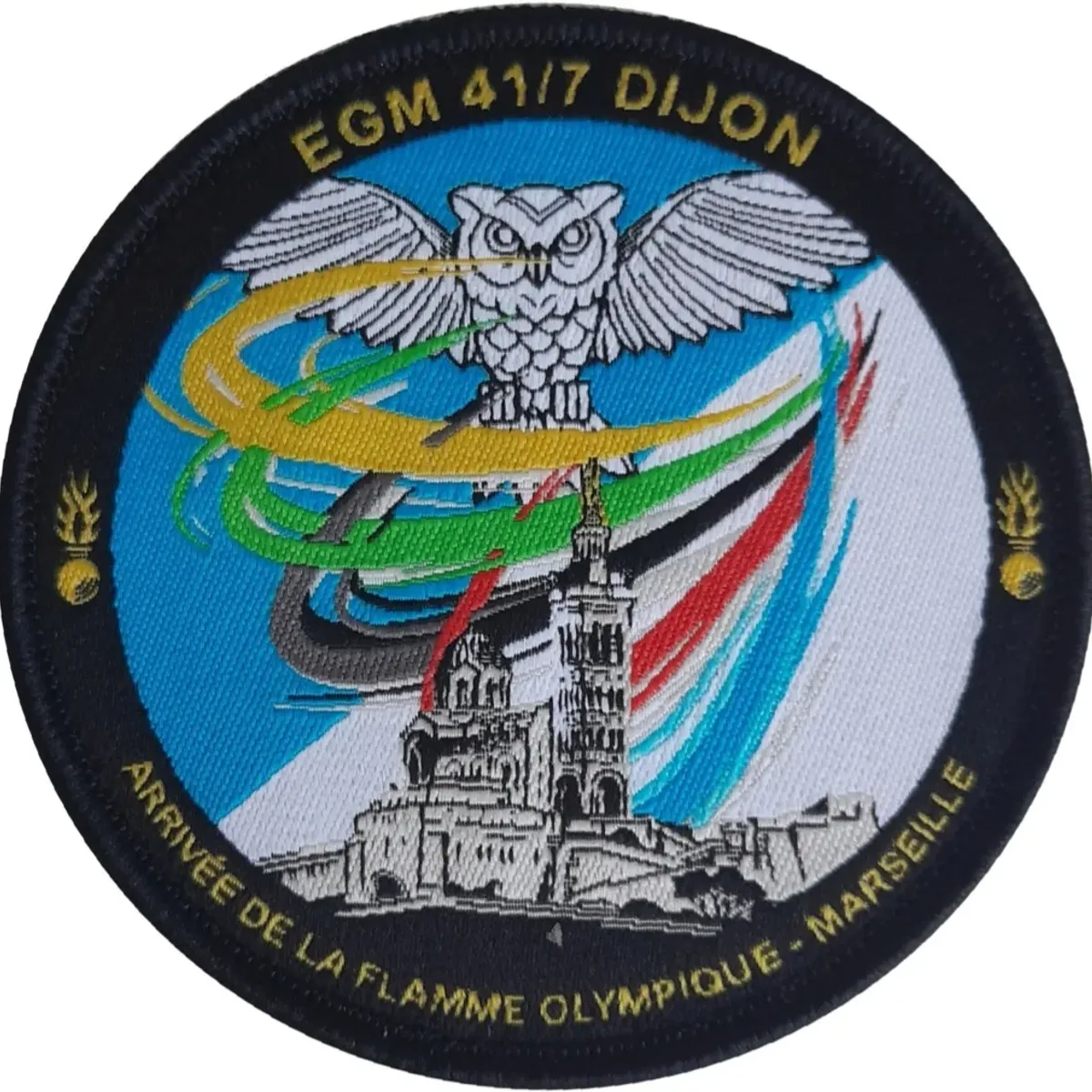 EGM 41/7 Dijon - Arrivée de la Flamme Olympique