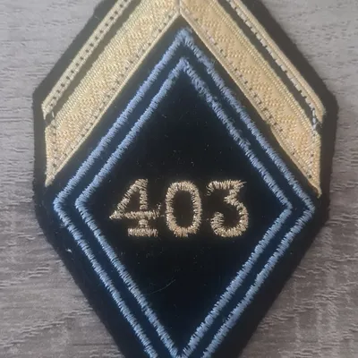 Losange 403eme CLT / Modèle Cadre / Sergent Engagé 