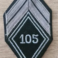 Losange 105eme CMT / Modèle Troupe / Caporal 