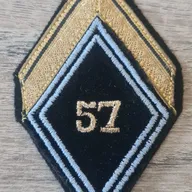 Losange 57eme RT / Modèle Cadre / Sergent Engagé 