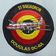 21 Squadron Transport- Belgique- DC6