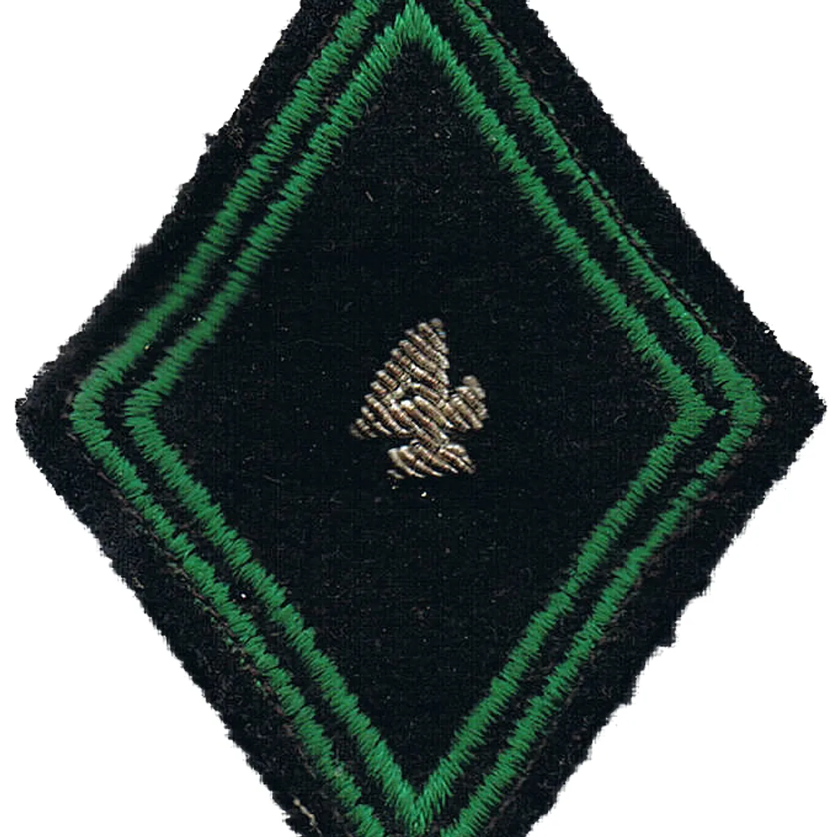 Losange du 4ème Régiment de Chasseurs - Modèle en canetille