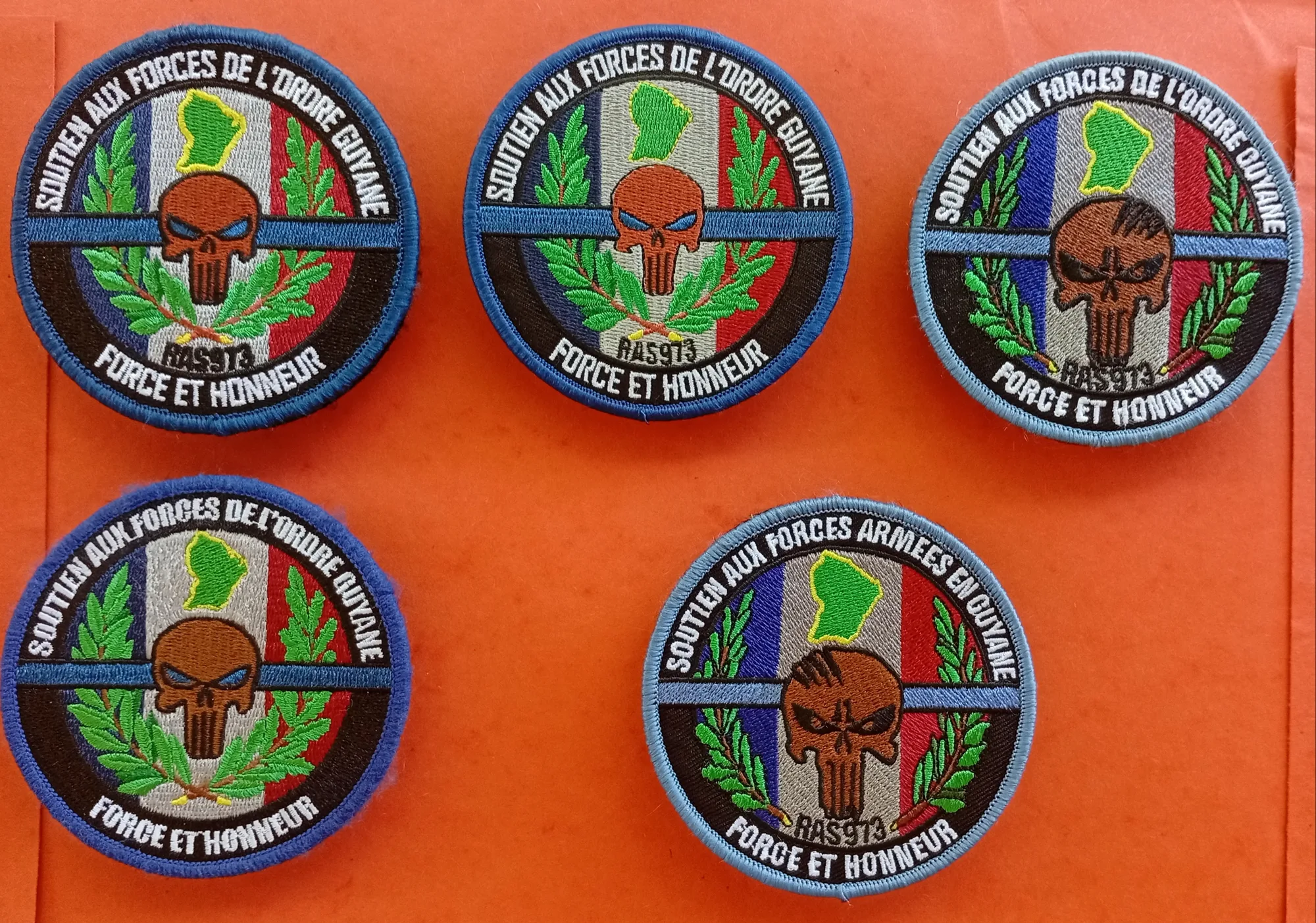 Soutien aux forces armées en Guyane - RAS973 - Force et Honneur - 2