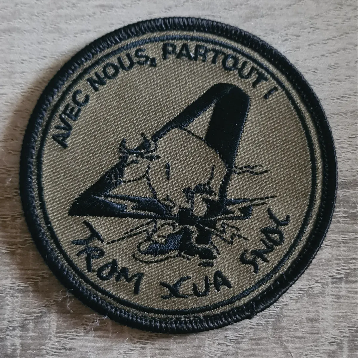 53e RT / 4e Cie / Avec Nous Partout / Bourdon noir