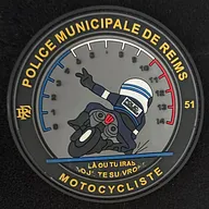 Rondache police municipale unité motocycliste Reims 
