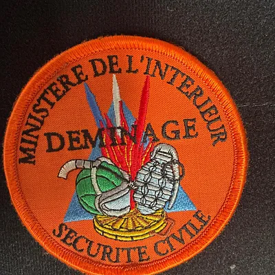 Déminage - ancien écusson