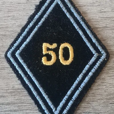 Losange 50eme BT / Modèle Cadre en fil jaune 
