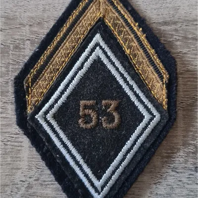 Losange 53eme RT / Modèle Cadre / Sergent Engagé 