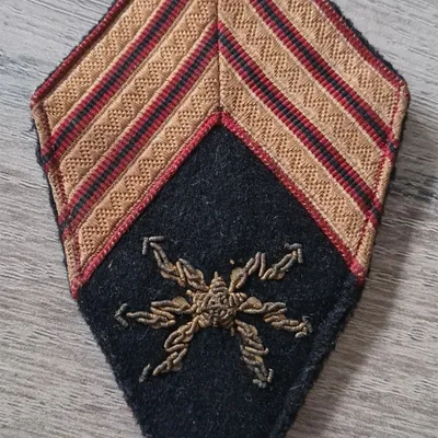 Losange type cerf volant / Télégraphistes Coloniaux / Sergent Chef 