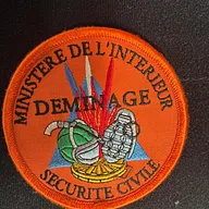 Déminage - ancien écusson