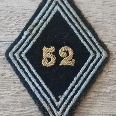 Losange 52eme BT / 3 soutaches / Modèle Cannetille 