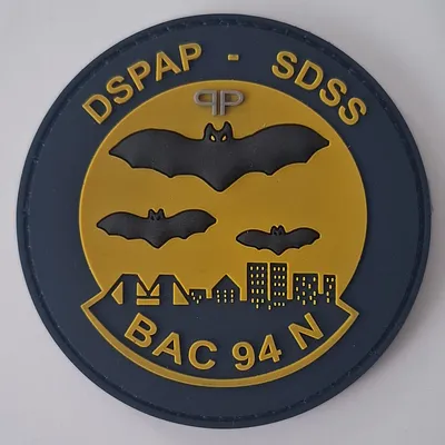 Ecusson PVC Bac 94n Bleu