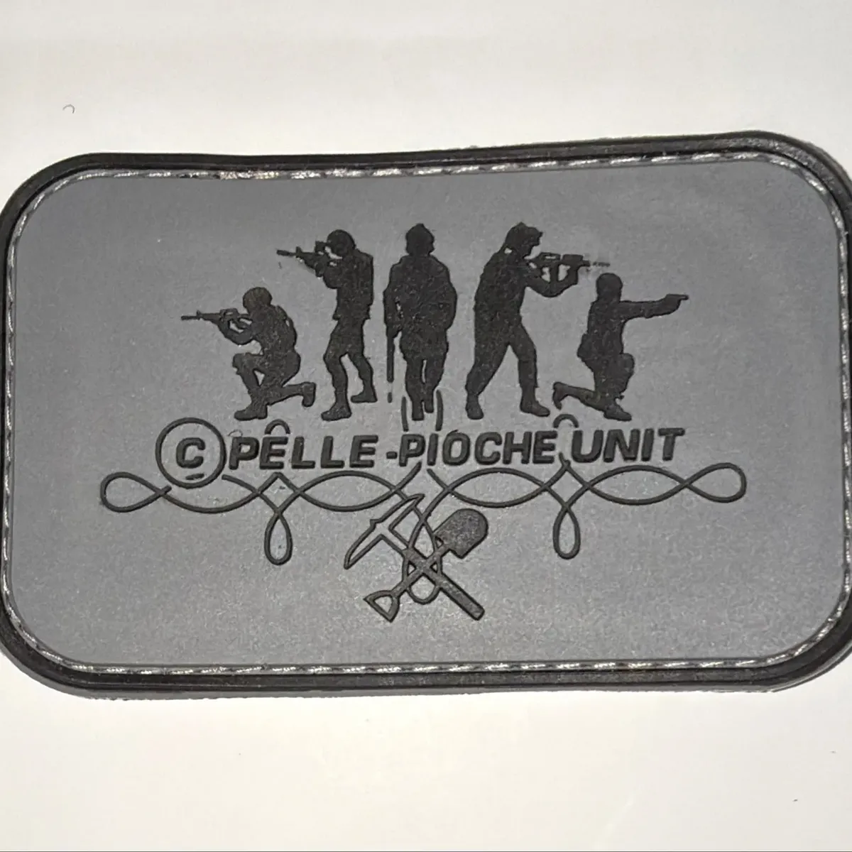 2ème Régiment de Hussards, Pelle Pioche Unit, patch moral