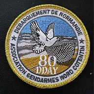 Écusson du 80eme anniversaire du débarquement compagnie de Cherbourg