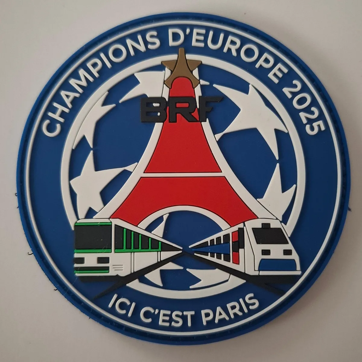 Ecusson PVC Champion D'europe 2025 BRF