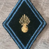 Losange HR / 2 soutaches foncés / Modèle cadre