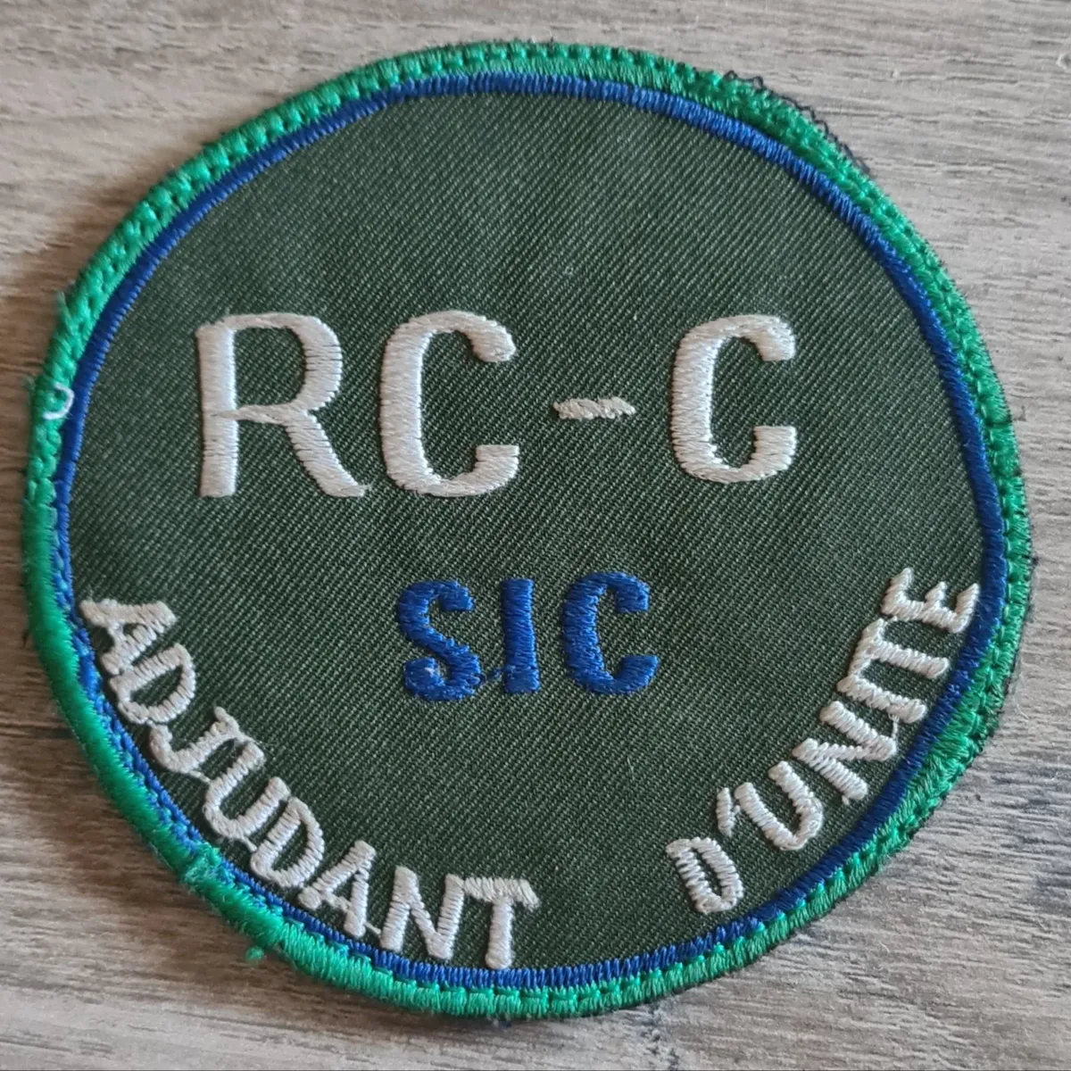 RC-C / Cie SIC / Adjudant d'unité / 53e RT