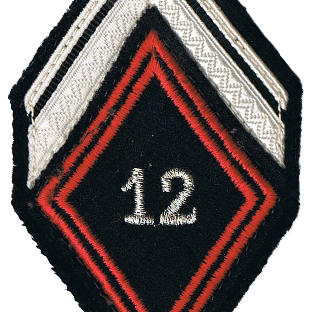 Losange de bras du 12ème Régiment de Cuirassiers - Maréchal-des-Logis