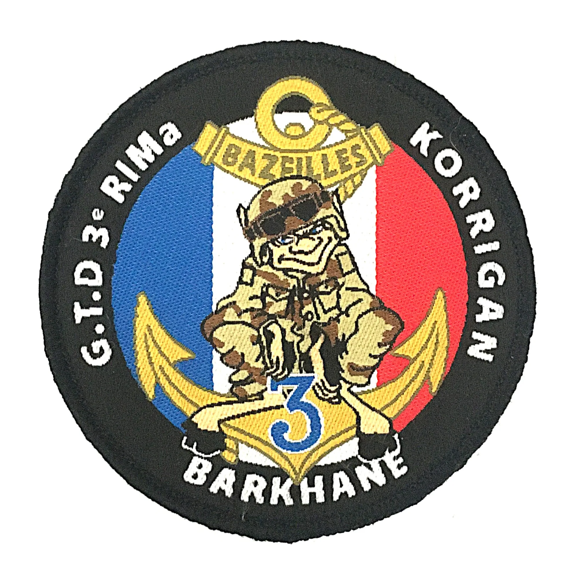 3e Régiment d'Infanterie de Marine - GTIA 2 Korrigan - Sangaris – Verso