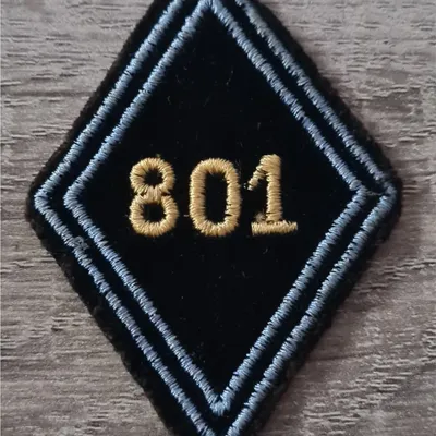 Losange 801eme GRET / Modèle Cadre en fil jaune