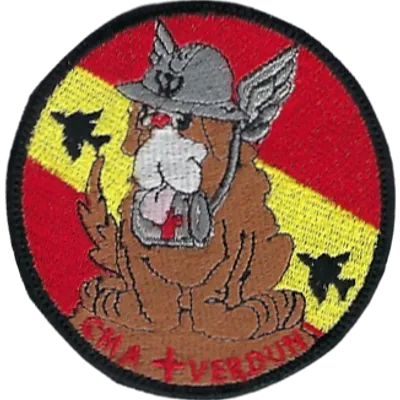 SSA : CMA Verdun Type I fauté (chien marron foncé)