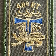 48e RT / CDC / Liseré doré