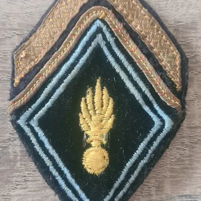Losange HR / 2 soutaches / Modèle cadre école / Sergent VSL