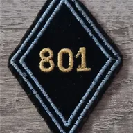 Losange 801eme GRET / Modèle Cadre en fil jaune