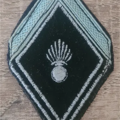 Losange HR / 2 soutaches / Modèle troupe / 1ere Classe