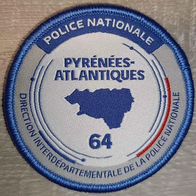 Ecusson DIPN 64 (Pyrénées-Atlantiques)