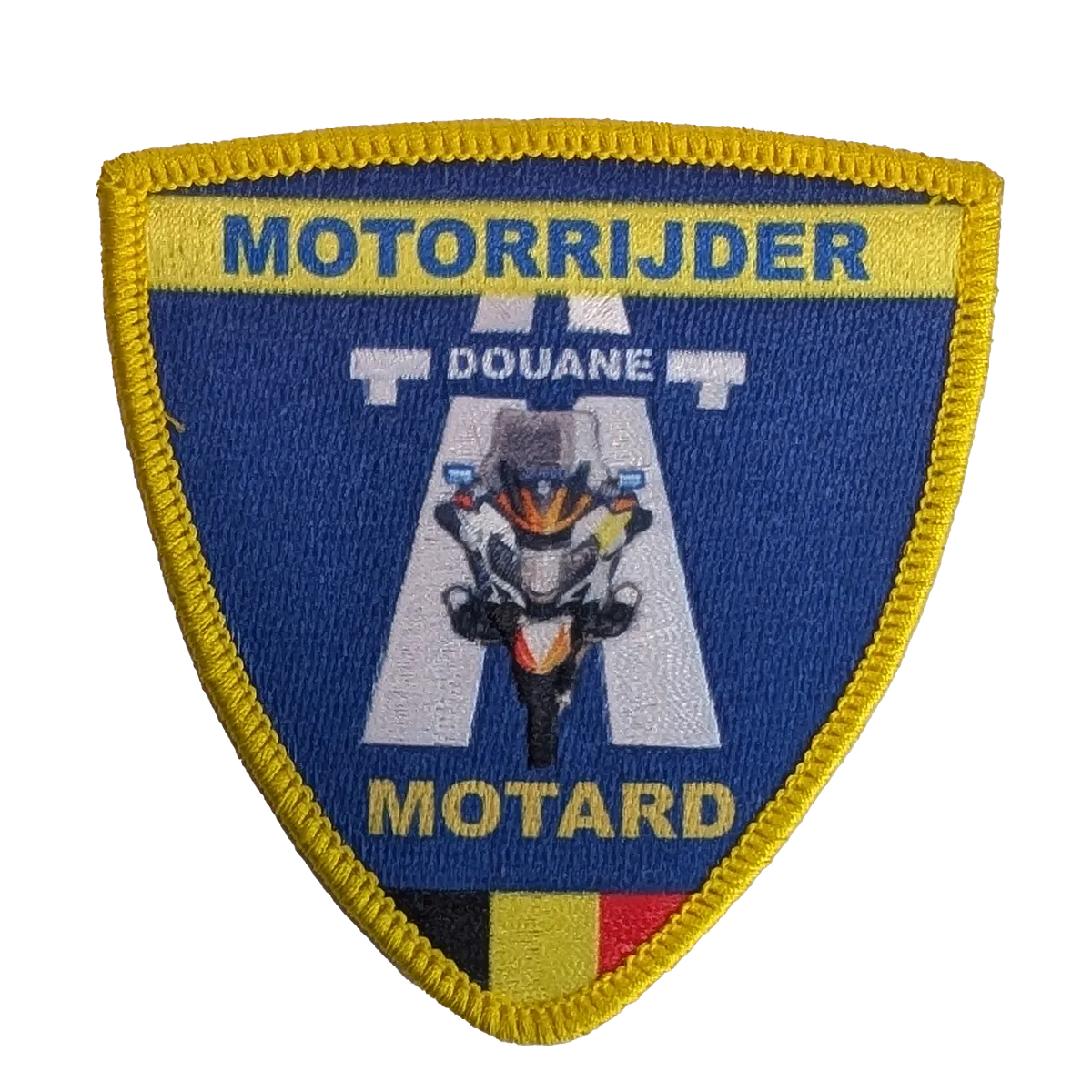 écusson douane motard