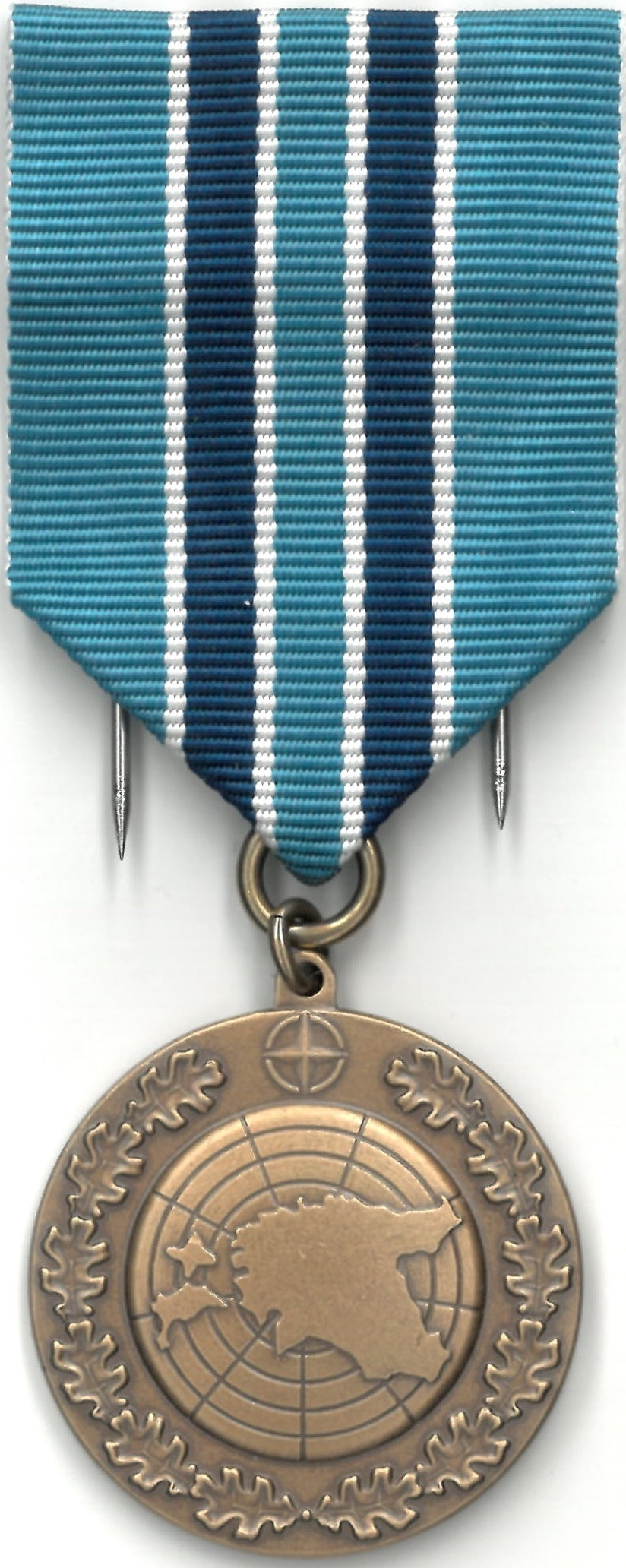 Recto de OTAN, médaille Estonienne, opération Lynx