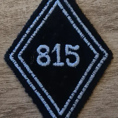Losange 815eme GTT / Modèle Troupe 